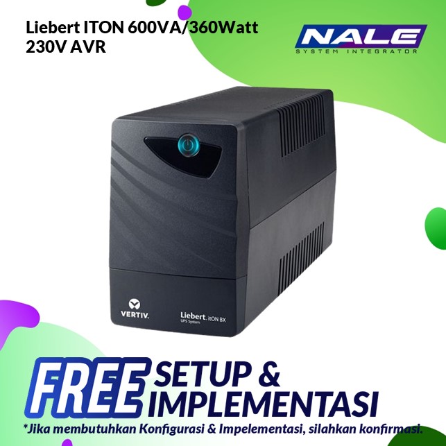 PSA600-BX Vertiv Liebert ITON 600VA-360Watt 230V AVR (PSA600-BX) - Gambar 1