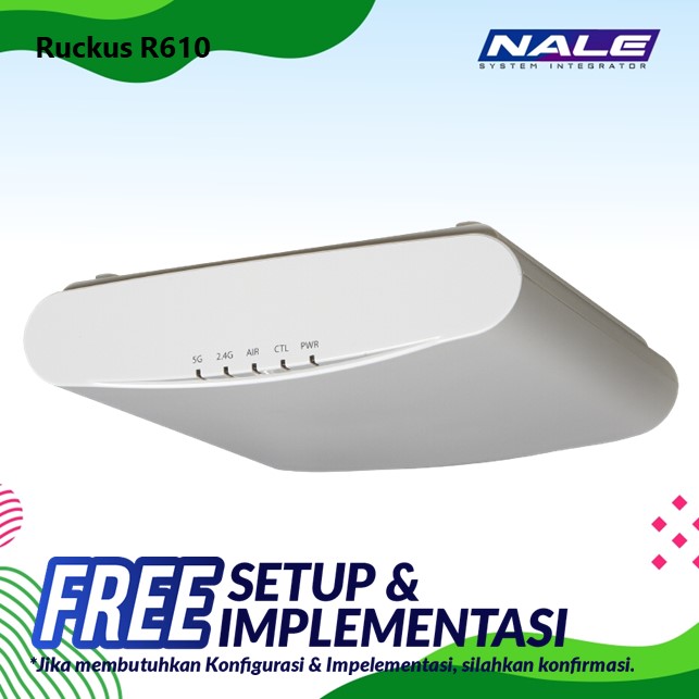 Slide1 Ruckus Paket Complete R610 Indoor Access Point (901-R610-WW00) - Gambar 1