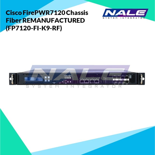 h12 Cisco FirePWR7120 Chassis Fiber REMANUFACTURED (FP7120-FI-K9-RF) - Gambar 1