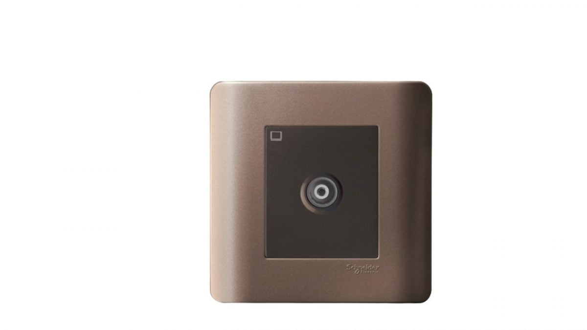 39 1 Gang TV Socket Master, Silver Bronze - Gambar 1